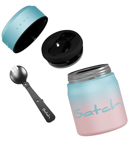 Satch Termomadkasse - 0,5L - Light Blue Gaffiti