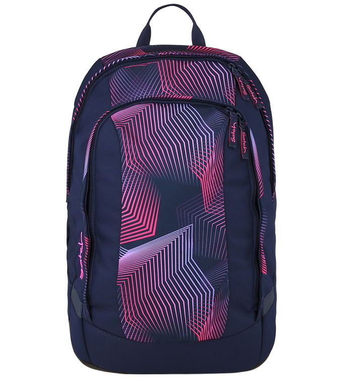 Satch Skoletaske - Air - Seismic Pink