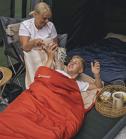 Outwell Sovepose - Contour Lux - Rød