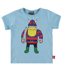 Danefæ T-shirt - Danebasic - Light Blue Erik Din Ven