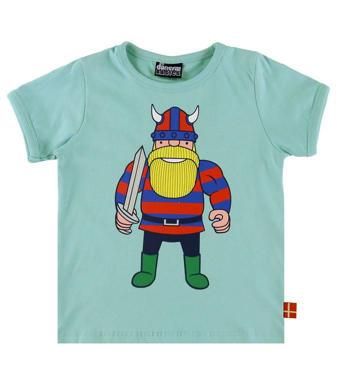 Danefæ T-shirt - Danebasic - Light Blue Erik Din Ven