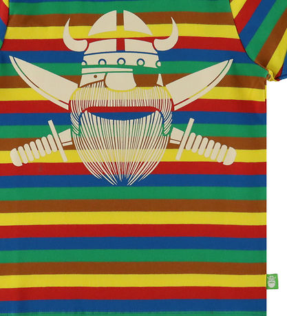 Danefæ T-shirt - Danerainbow Ringer - Primary Pirat