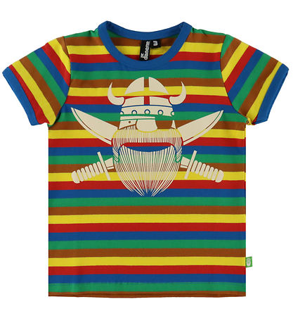 Danefæ T-shirt - Danerainbow Ringer - Primary Pirat