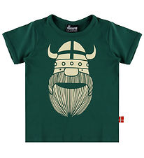Danefæ T-shirt - Danebasic - Dark Green Erik