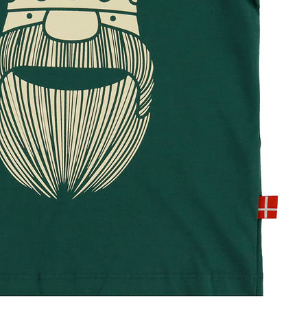 Danefæ T-shirt - Danebasic - Dark Green Erik