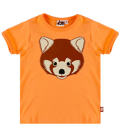 DYR-Cph T-shirt - Dyrhide - Happy Apricot Rød Panda