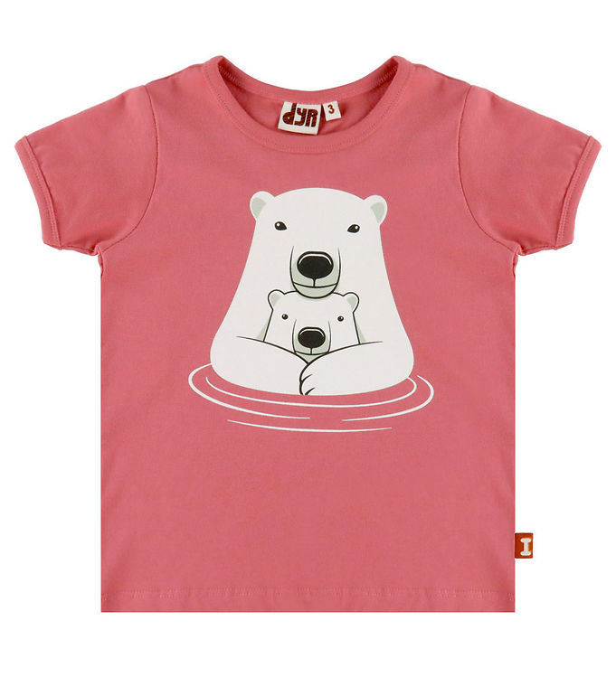 DYR-Cph T-shirt - Dyrhide - Soft Cherry Isbjørnemor
