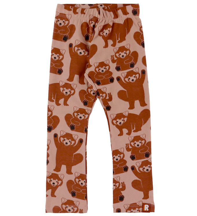 DYR-Cph Leggings - Dyrcheetah - Light Clay Multirød Panda