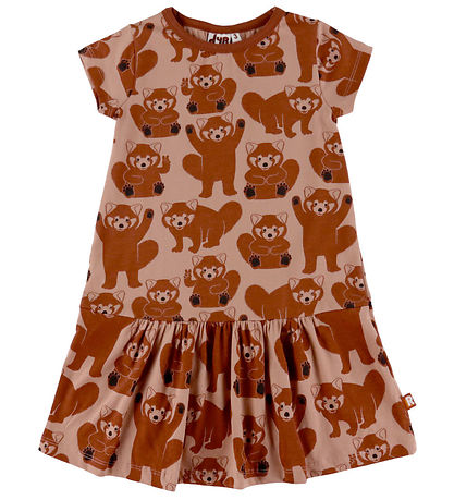 DYR-Cph Kjole - Dyrzanzi - Light Clay Multirød Panda