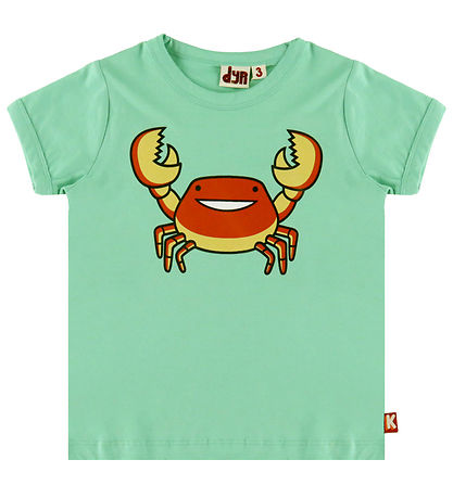 DYR-Cph T-shirt - Dyrhide - Faded Mint Krabbe