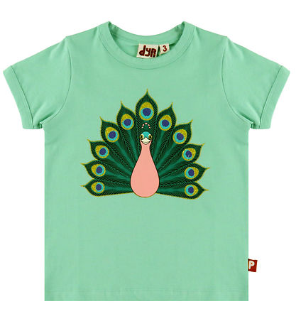 DYR-Cph T-shirt - Dyrhide - Faded Mint Påfugl