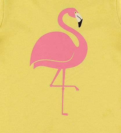 DYR-Cph T-shirt - Dyrhide - Faded Yellow Flamingo
