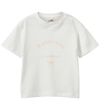 Sofie Schnoor T-shirt - AstaKB - Off White m. Rosa