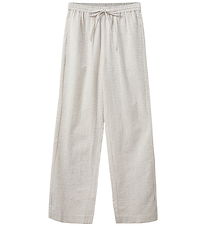 Sofie Schnoor Bukser - AbigaleSY - Antique White/Beigestribet