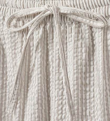 Sofie Schnoor Bukser - AbigaleSY - Antique White/Beigestribet