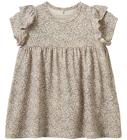 Sofie Schnoor Kjole - SynneKB - Beige/Rosa m. Blomster
