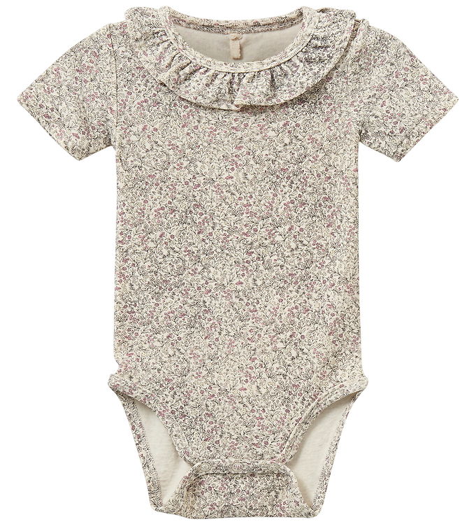 Sofie Schnoor Body k/æ - DicteKB - Beige/Rosa m. Blomster