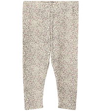 Sofie Schnoor Leggings - NalineKB - Beige/Pink w. Flowers