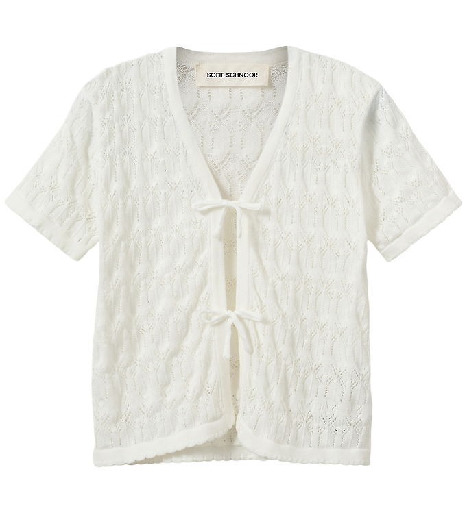 Sofie Schnoor Cardigan - Strik - FlorianaSY - Off White