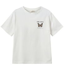 Sofie Schnoor T-shirt - ZenaSY - Snow White m. Sommerfugl