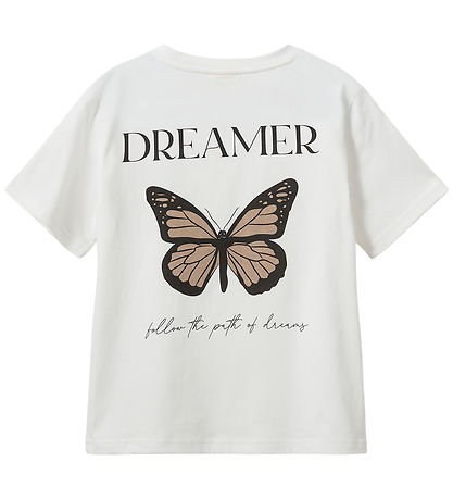 Sofie Schnoor T-shirt - ZenaSY - Snow White m. Sommerfugl