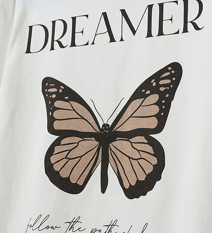 Sofie Schnoor T-shirt - ZenaSY - Snow White m. Sommerfugl