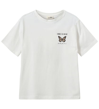 Sofie Schnoor T-shirt - ZenaSY - Snow White m. Sommerfugl