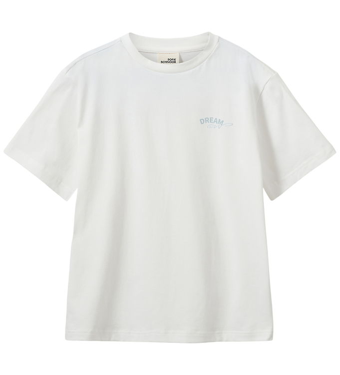 Sofie Schnoor T-shirt - VeraSY - Snow White m. Lyseblå