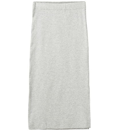 Sofie Schnoor Nederdel - Rib - DizaSY - Gråmeleret