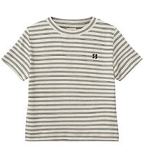 Sofie Schnoor T-shirt - LunaSY - Off White/Black Striped