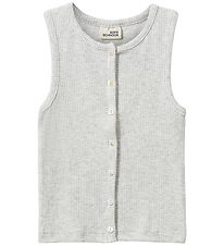 Sofie Schnoor Top - Rib - TamiliaSY - Gråmeleret