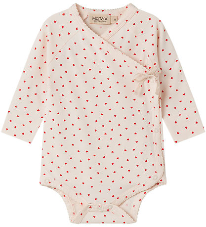 MarMar Slå-om Body l/æ - Bomuld/Modal - Belita - Happy Hearts