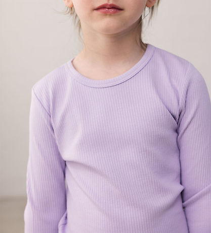 MarMar Bluse - Rib - Bomuld/Modal - Lilacs