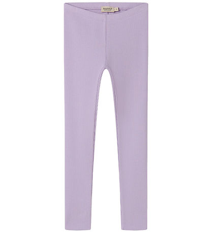 MarMar Leggings - Rib - Bomuld/Modal - Lilacs