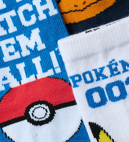 Name It Strømper - Pokémon - 5-pak  - NmmMaske - Navy Blazer