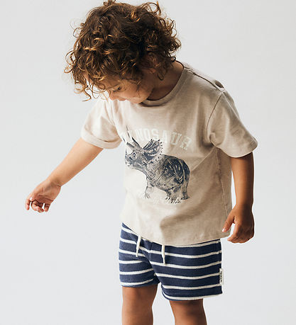 Name It T-shirt - NmmFeath - Chateau Gray