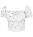Kids Only Top - KogHillary - Cloud Dancer/Blue Flowers
