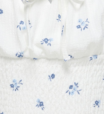 Kids Only Top - KogHillary - Cloud Dancer/Blue Flowers