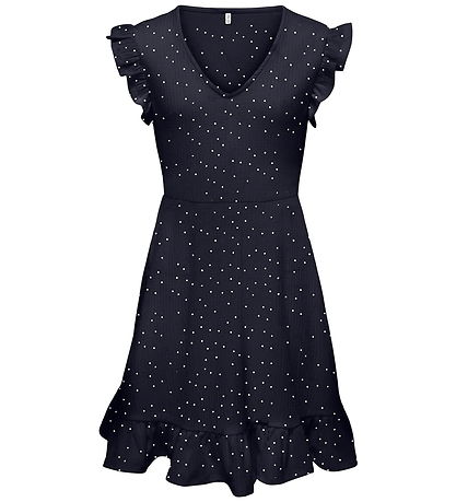 Kids Only Kjole - KogHillary - Night Sky/White Dots