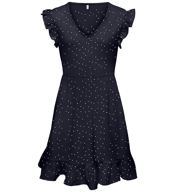 Kids Only Kjole - KogHillary - Night Sky/White Dots