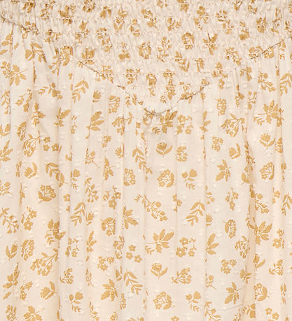 Kids Only Kjole k/æ - KogEril - Cloud Dancer/Orange Flower