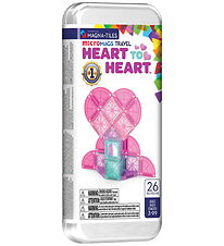 Magna-Tiles Mini Magnetset - 26 Teile - Heart zwei Heart
