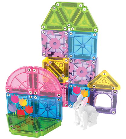 Magna-Tiles Mini Magnetsæt - 24 dele - Spring Garden