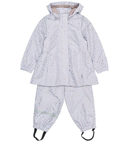 Mikk-Line Regntøj - PU - Heart Sprinkle Foil AOP