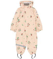 Mikk-Line Regndragt - PU - Strawberry AOP