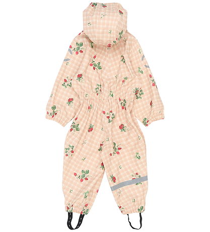 Mikk-Line Regndragt - PU - Strawberry AOP