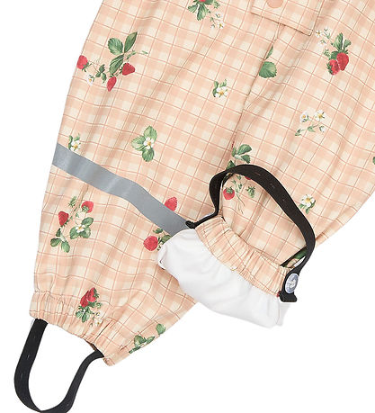 Mikk-Line Regndragt - PU - Strawberry AOP