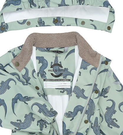 Mikk-Line Regndragt - PU - Croco AOP