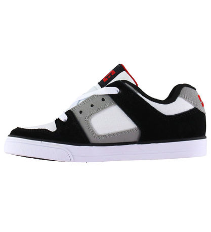 DC Sko - Pure - Hvid/Sort/Rød