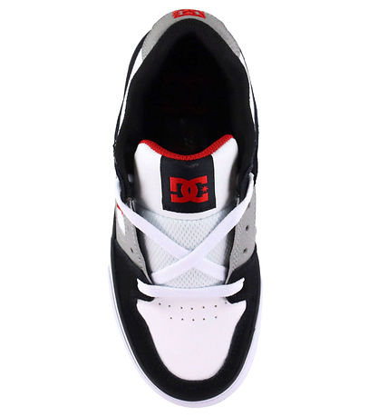 DC Sko - Pure - Hvid/Sort/Rød